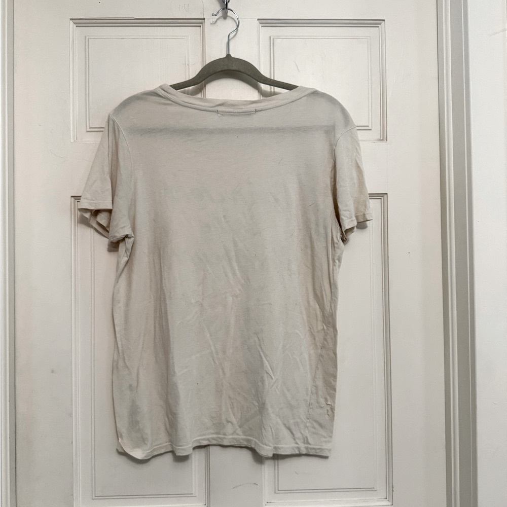 Daydreamer Joan Jett & the Blackhearts Distressed T-Shirt Cream Size Medium - Picture 8 of 9